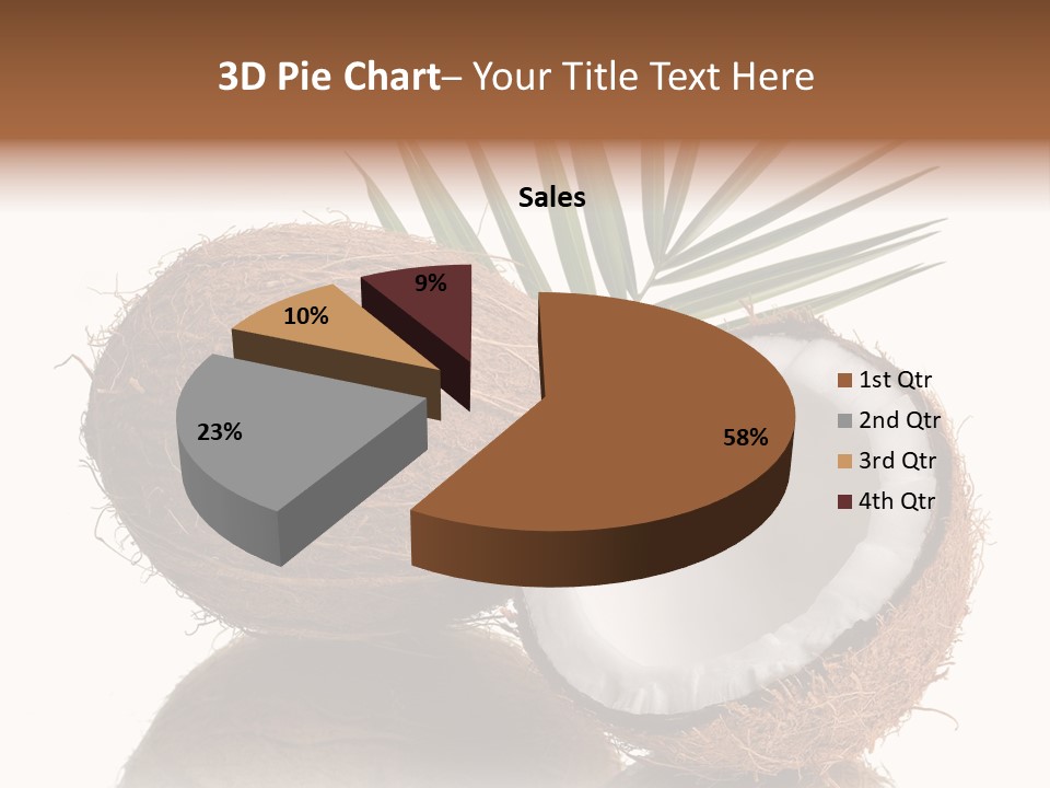 Tropical Husk Milk PowerPoint Template