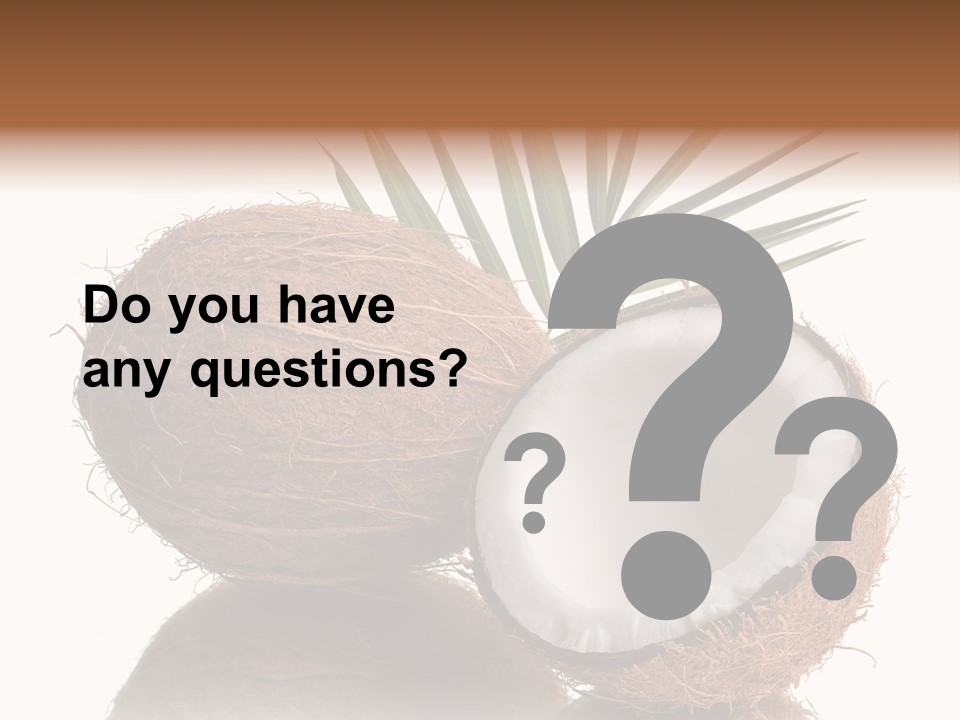 Tropical Husk Milk PowerPoint Template