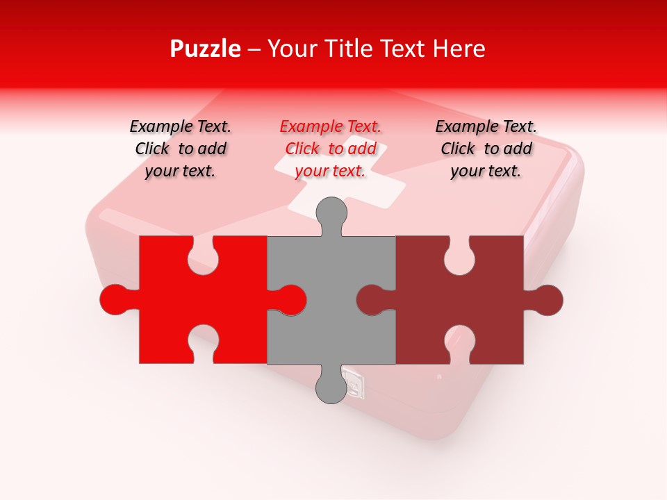 Warning Aid Bandage PowerPoint Template