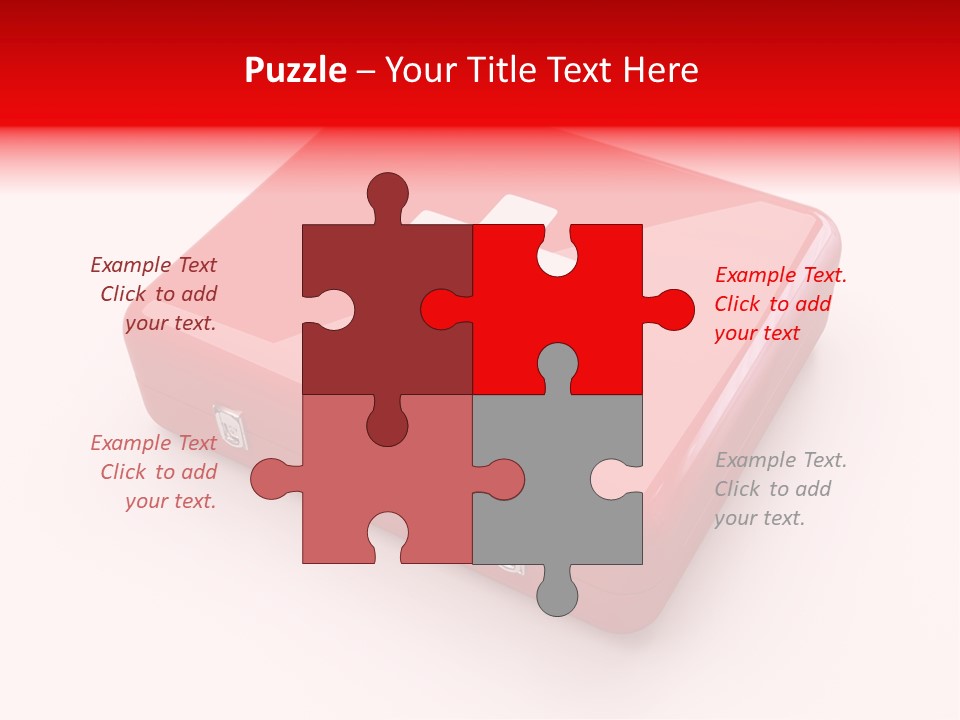 Warning Aid Bandage PowerPoint Template