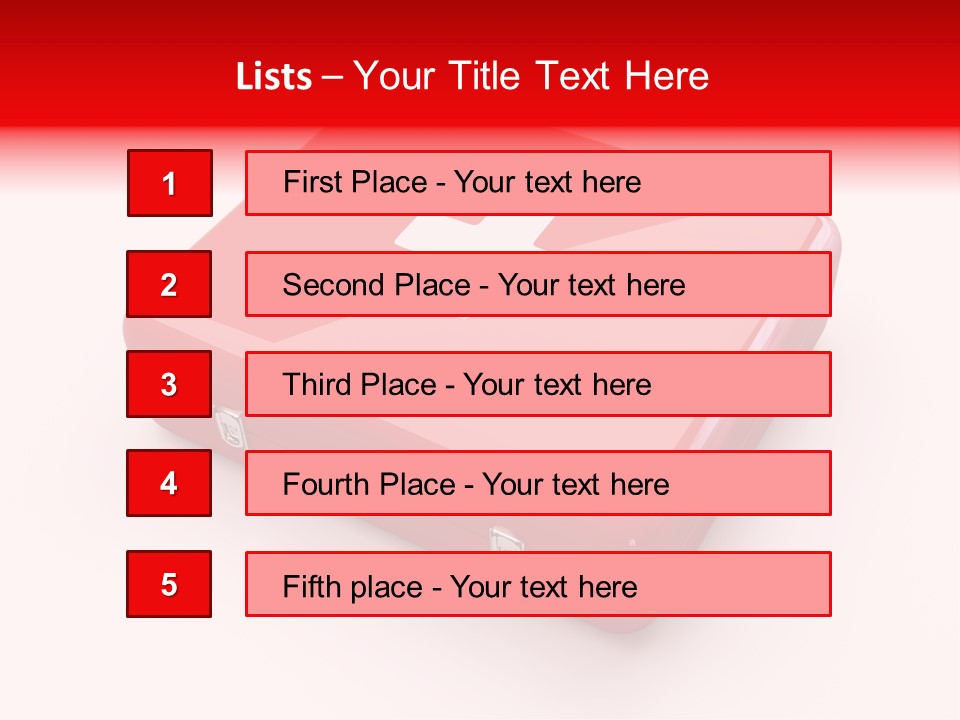 Warning Aid Bandage PowerPoint Template