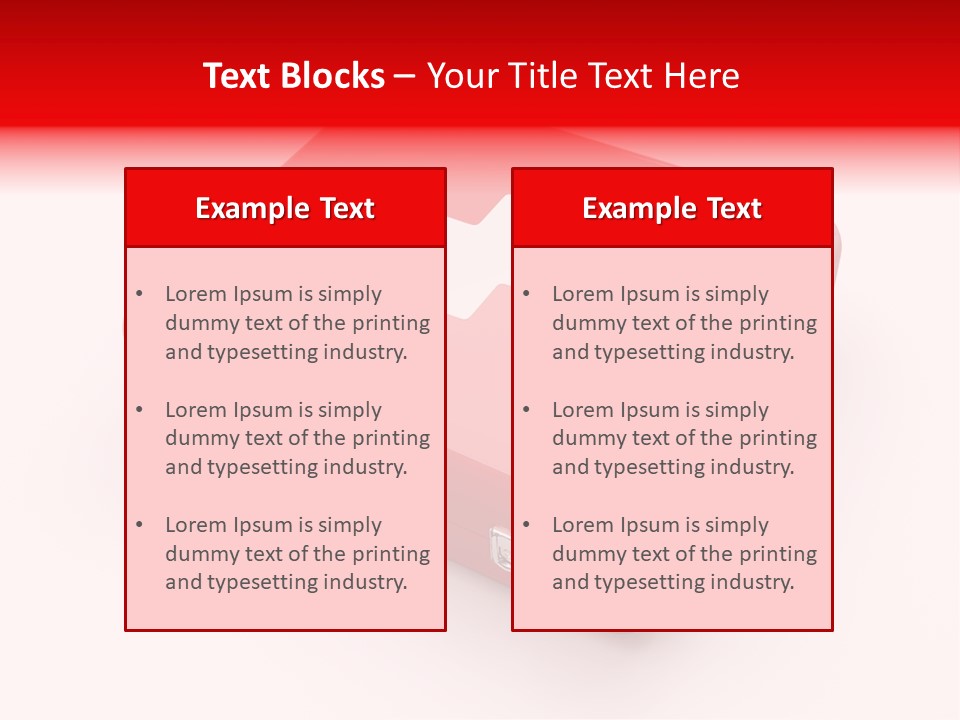 Warning Aid Bandage PowerPoint Template