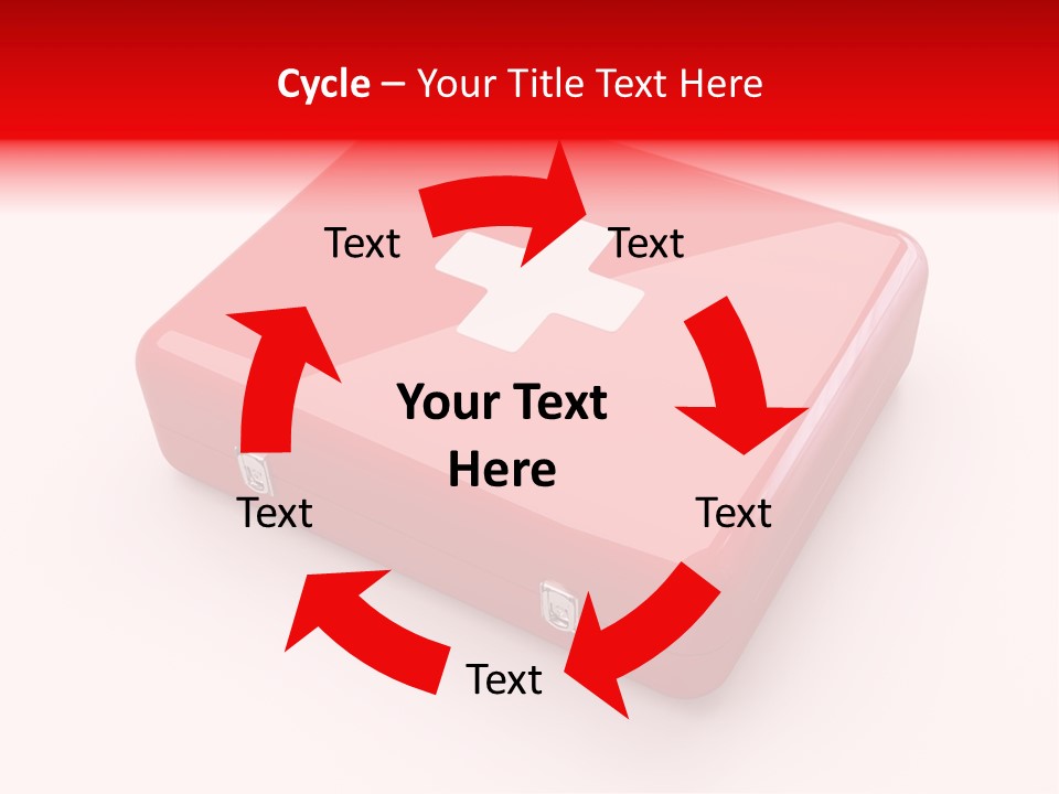 Warning Aid Bandage PowerPoint Template