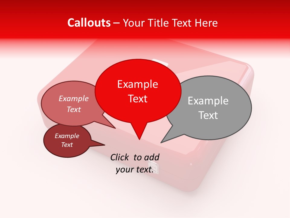 Warning Aid Bandage PowerPoint Template