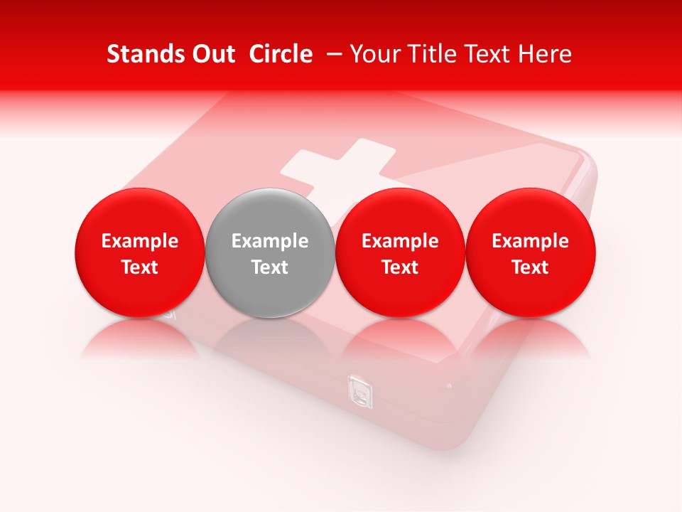 Warning Aid Bandage PowerPoint Template