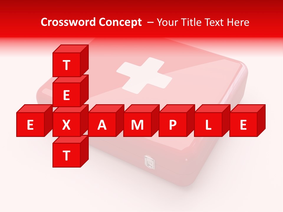 Warning Aid Bandage PowerPoint Template