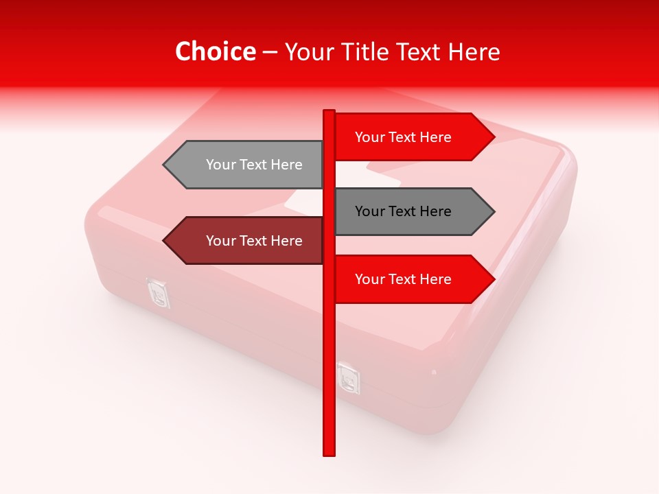 Warning Aid Bandage PowerPoint Template