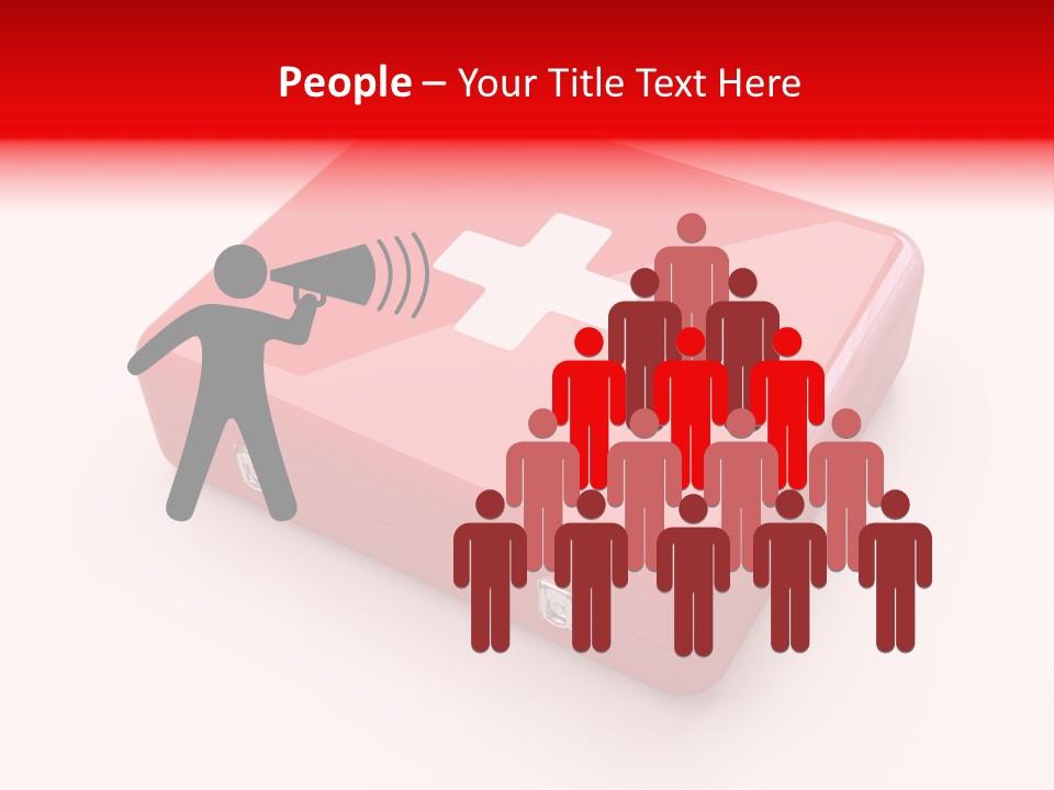 Warning Aid Bandage PowerPoint Template