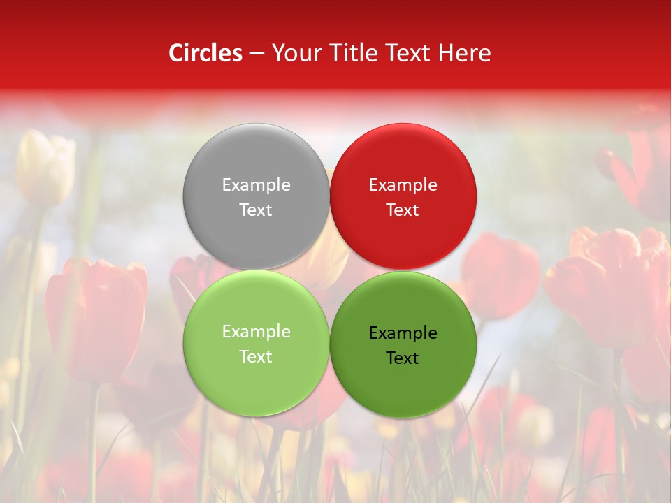 Purple Natural Close PowerPoint Template