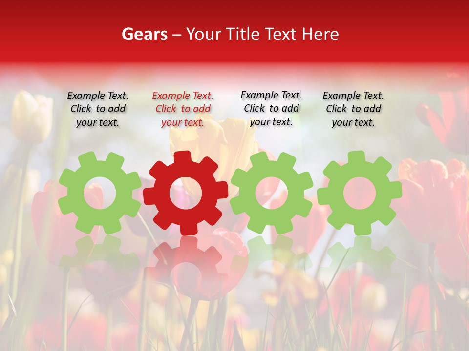 Purple Natural Close PowerPoint Template