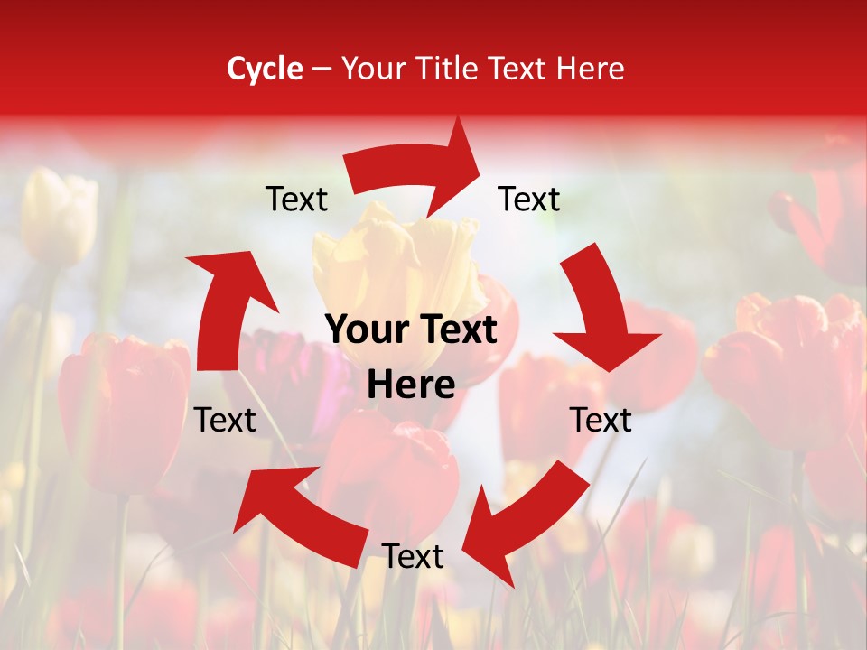 Purple Natural Close PowerPoint Template