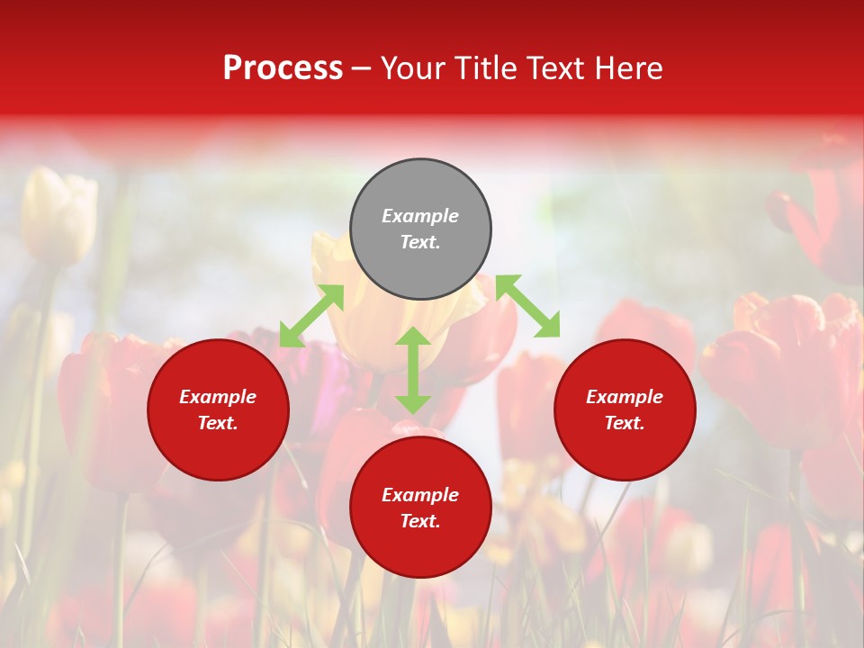 Purple Natural Close PowerPoint Template