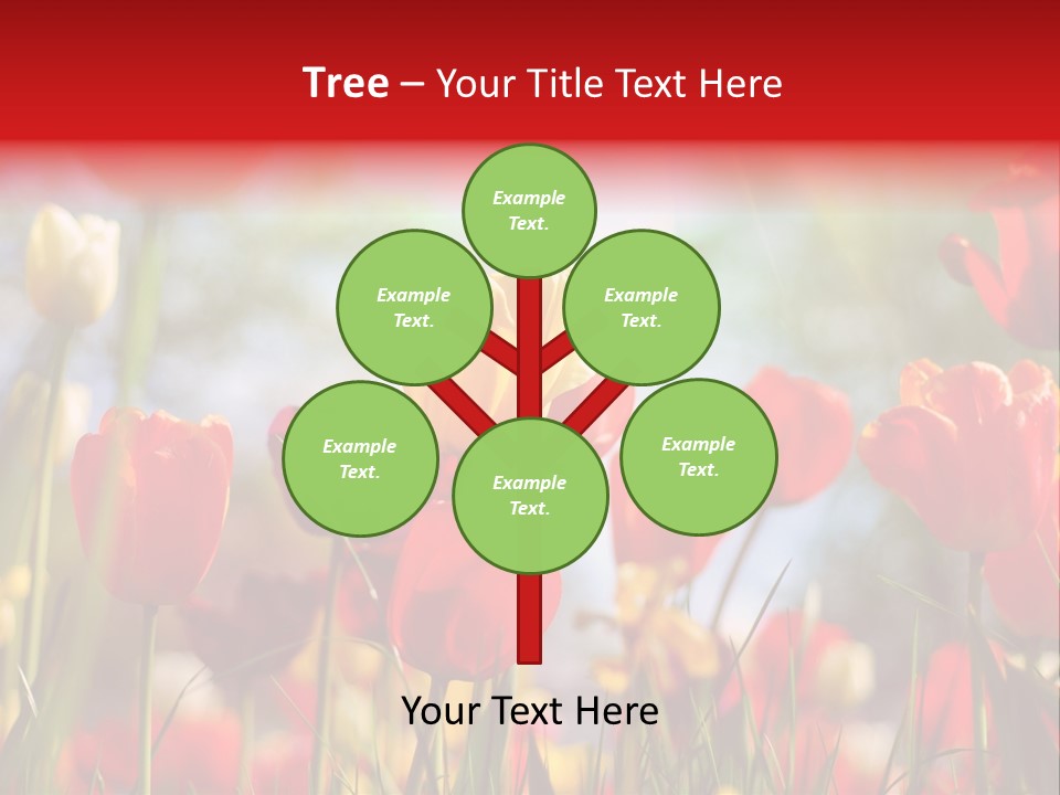 Purple Natural Close PowerPoint Template