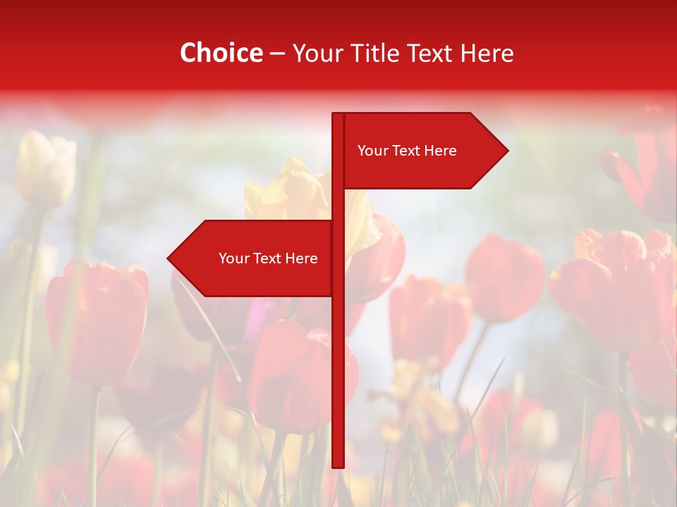 Purple Natural Close PowerPoint Template