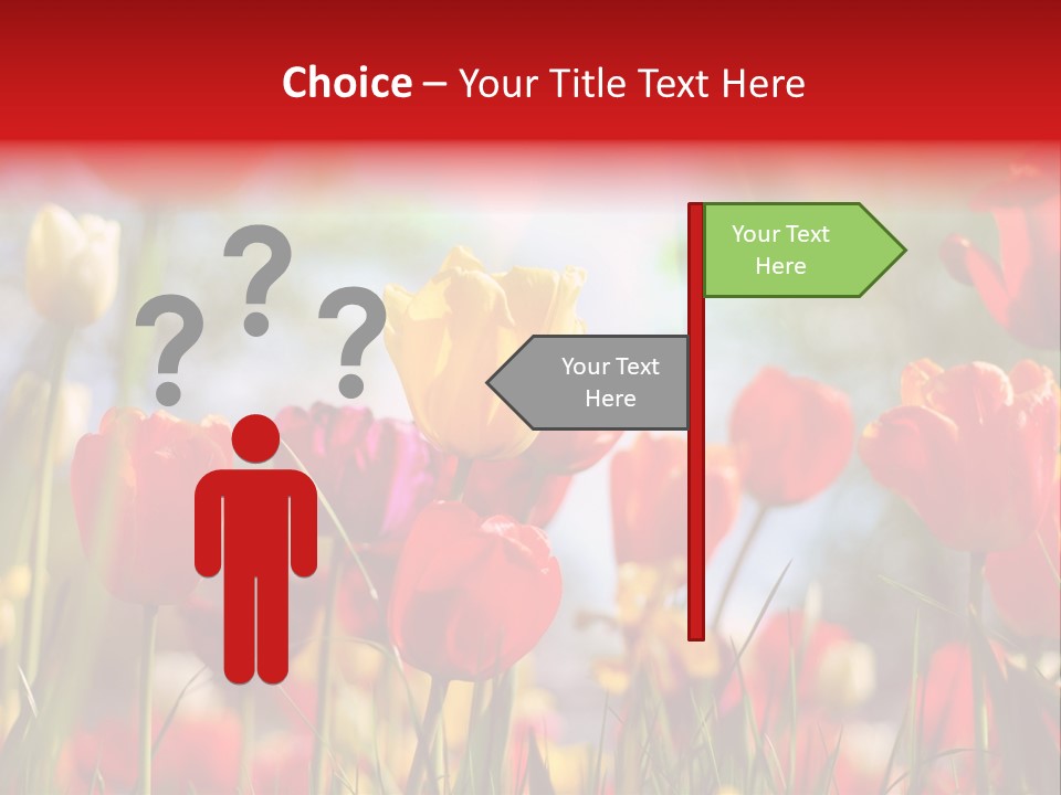 Purple Natural Close PowerPoint Template