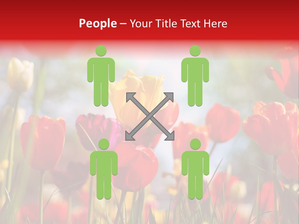 Purple Natural Close PowerPoint Template