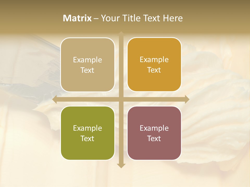 Butter Healthy Eat PowerPoint Template