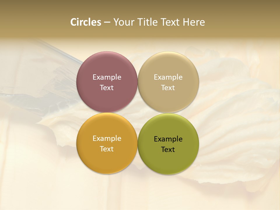 Butter Healthy Eat PowerPoint Template