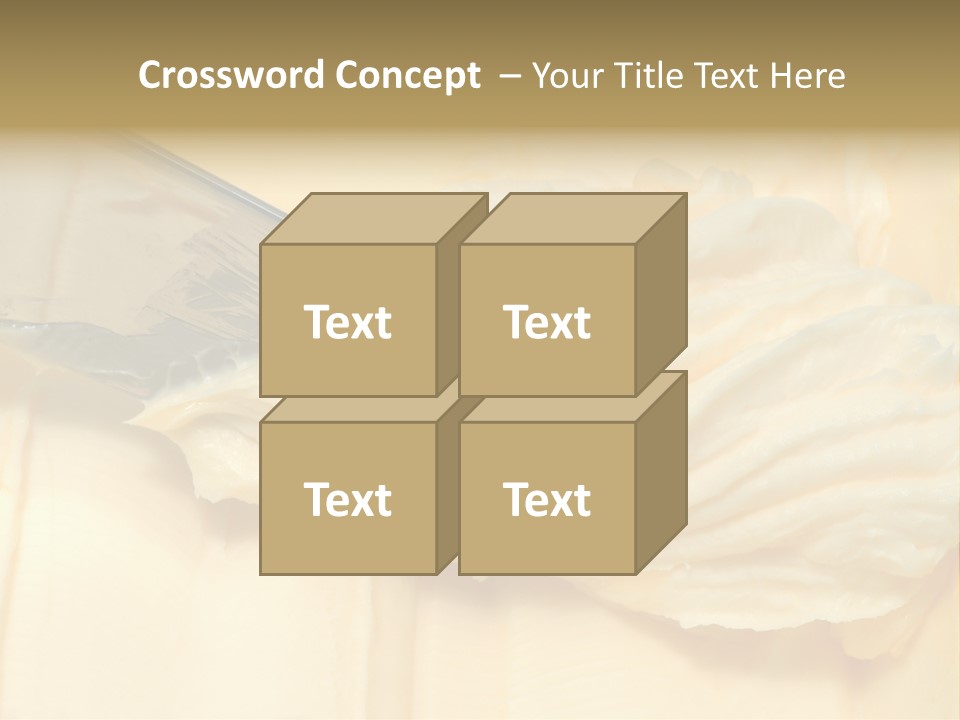 Butter Healthy Eat PowerPoint Template