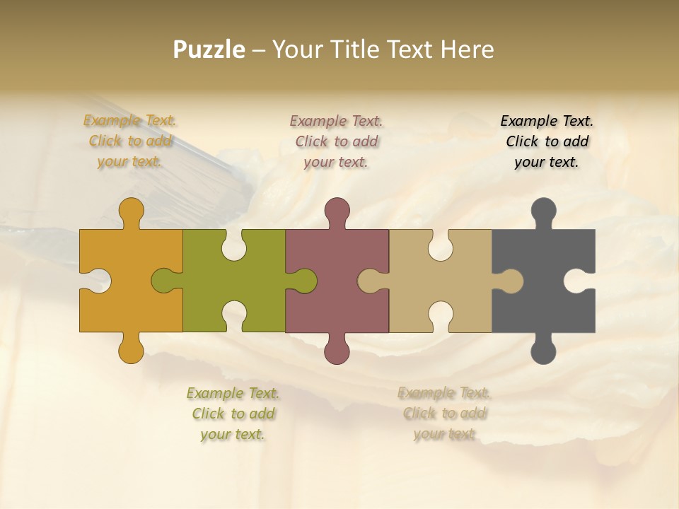 Butter Healthy Eat PowerPoint Template