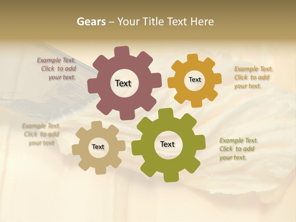 Butter Healthy Eat PowerPoint Template