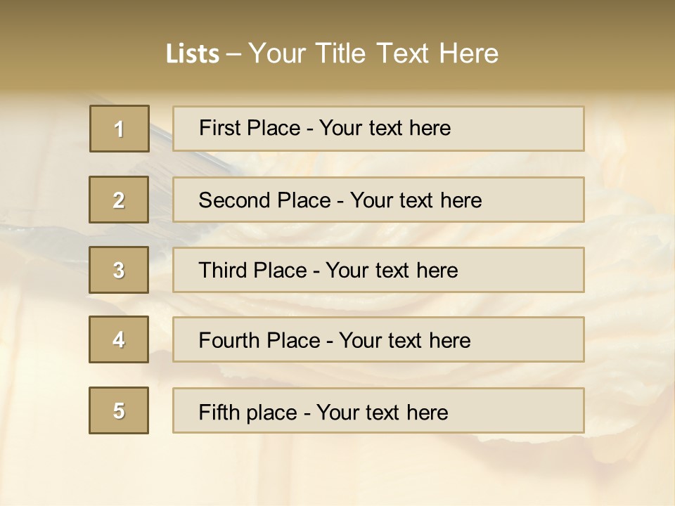 Butter Healthy Eat PowerPoint Template