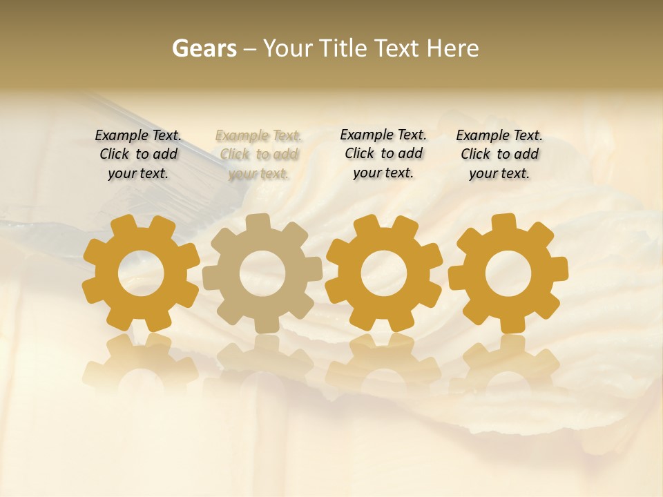 Butter Healthy Eat PowerPoint Template