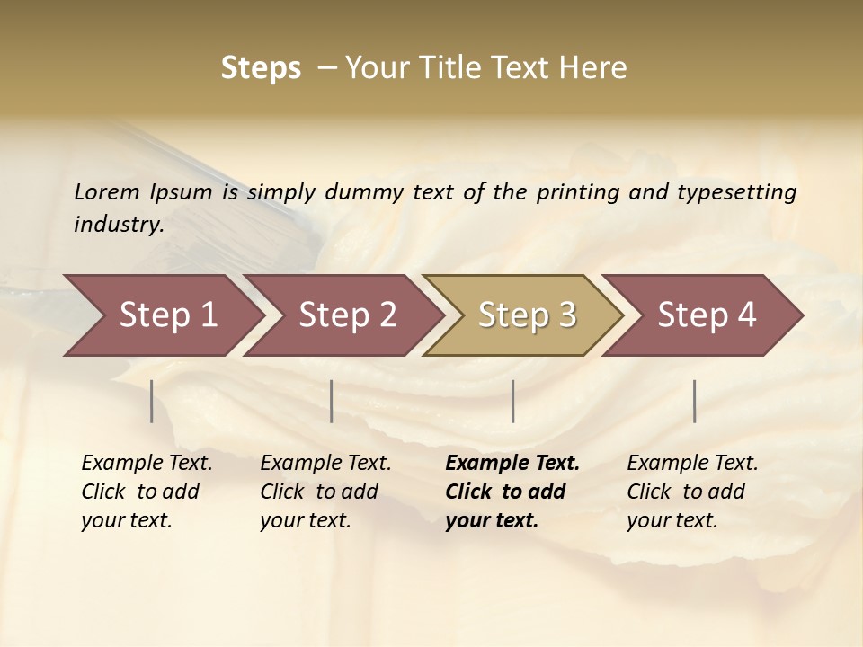 Butter Healthy Eat PowerPoint Template