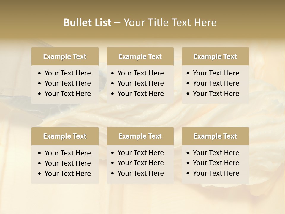 Butter Healthy Eat PowerPoint Template