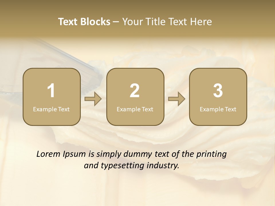 Butter Healthy Eat PowerPoint Template