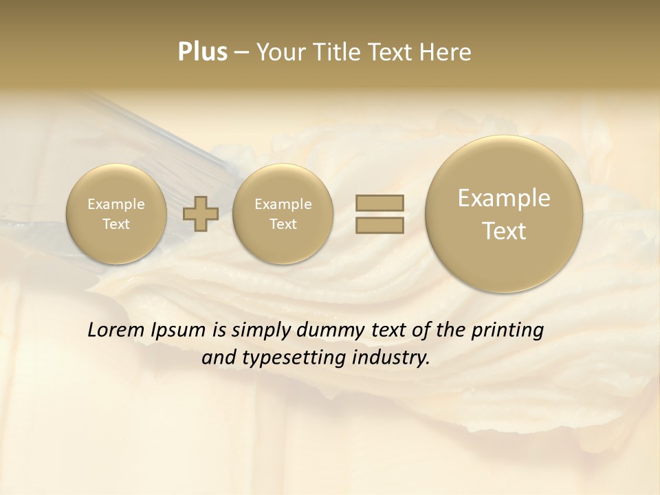 Butter Healthy Eat PowerPoint Template