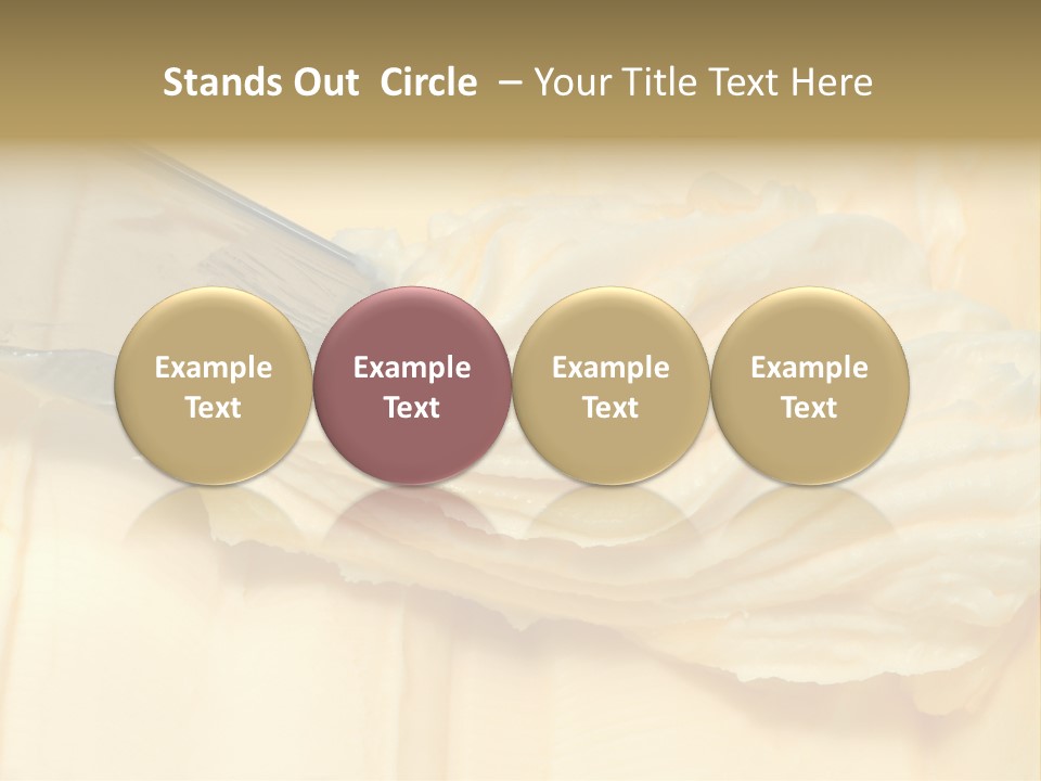 Butter Healthy Eat PowerPoint Template