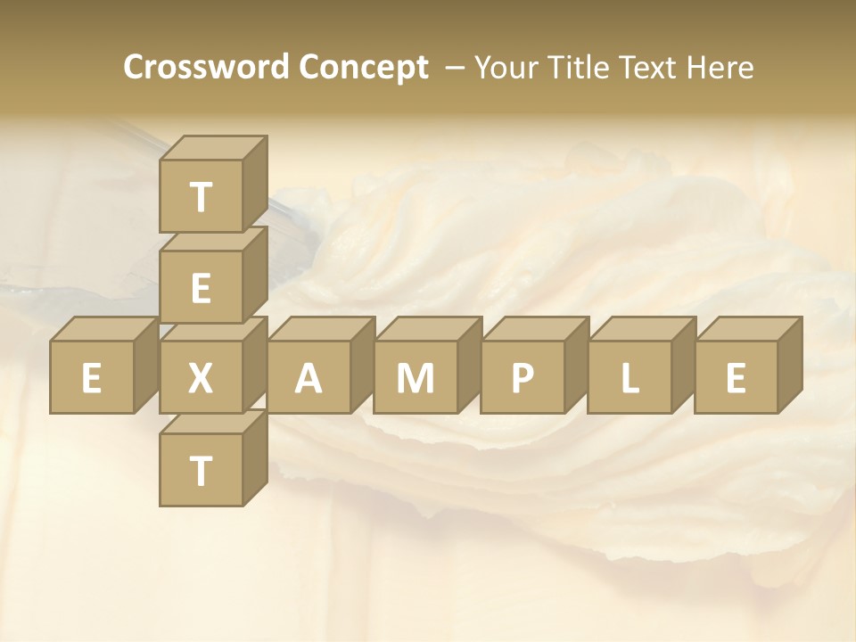 Butter Healthy Eat PowerPoint Template