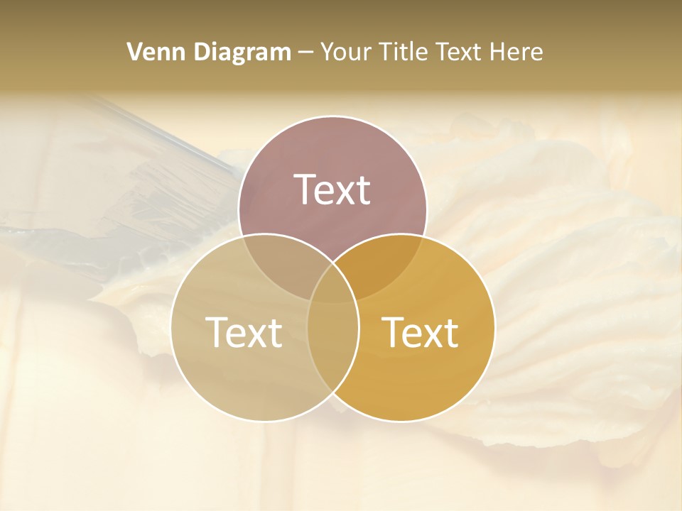 Butter Healthy Eat PowerPoint Template