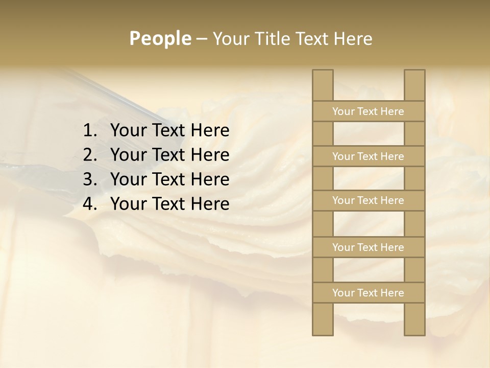 Butter Healthy Eat PowerPoint Template