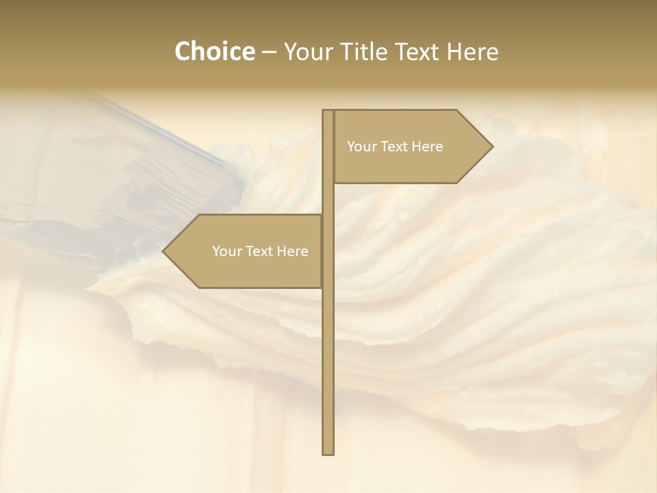 Butter Healthy Eat PowerPoint Template