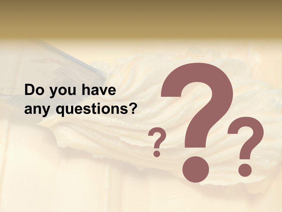 Butter Healthy Eat PowerPoint Template