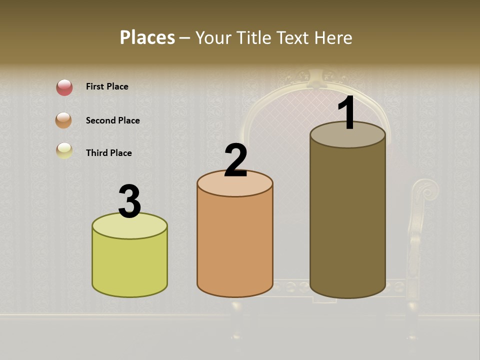 Living Chandelier Luxury PowerPoint Template