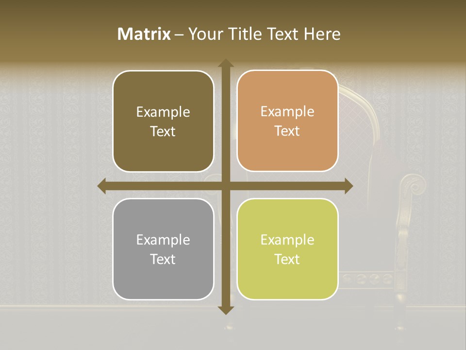 Living Chandelier Luxury PowerPoint Template