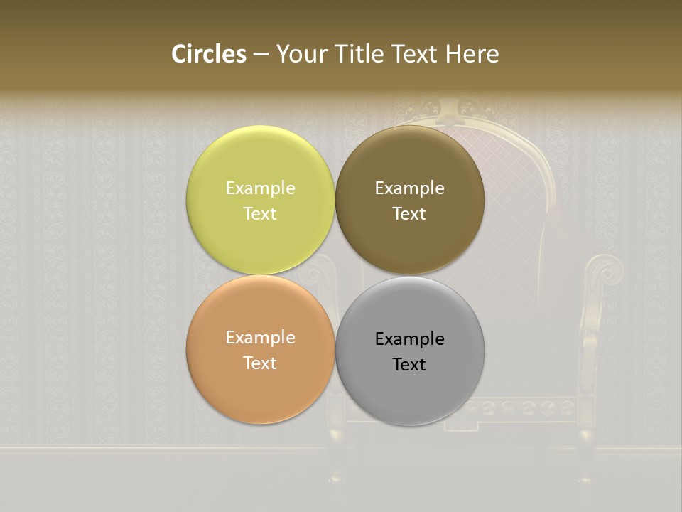 Living Chandelier Luxury PowerPoint Template