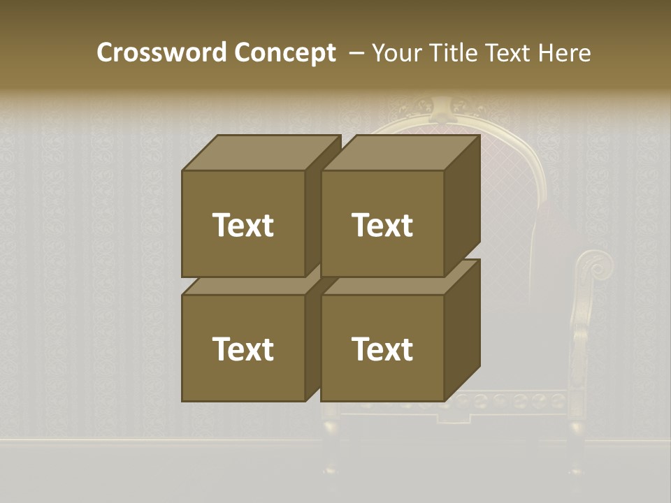 Living Chandelier Luxury PowerPoint Template