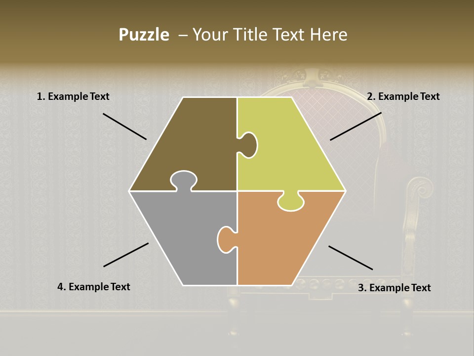 Living Chandelier Luxury PowerPoint Template