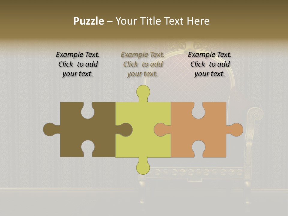 Living Chandelier Luxury PowerPoint Template