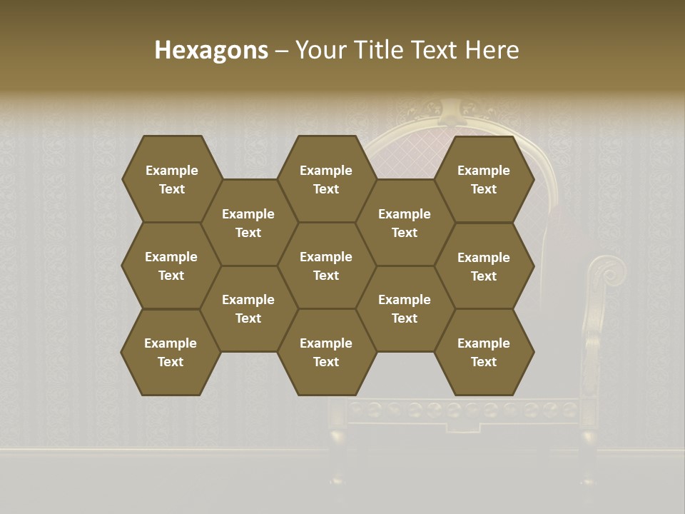 Living Chandelier Luxury PowerPoint Template