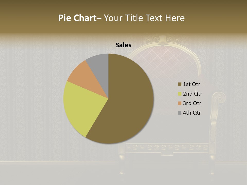 Living Chandelier Luxury PowerPoint Template
