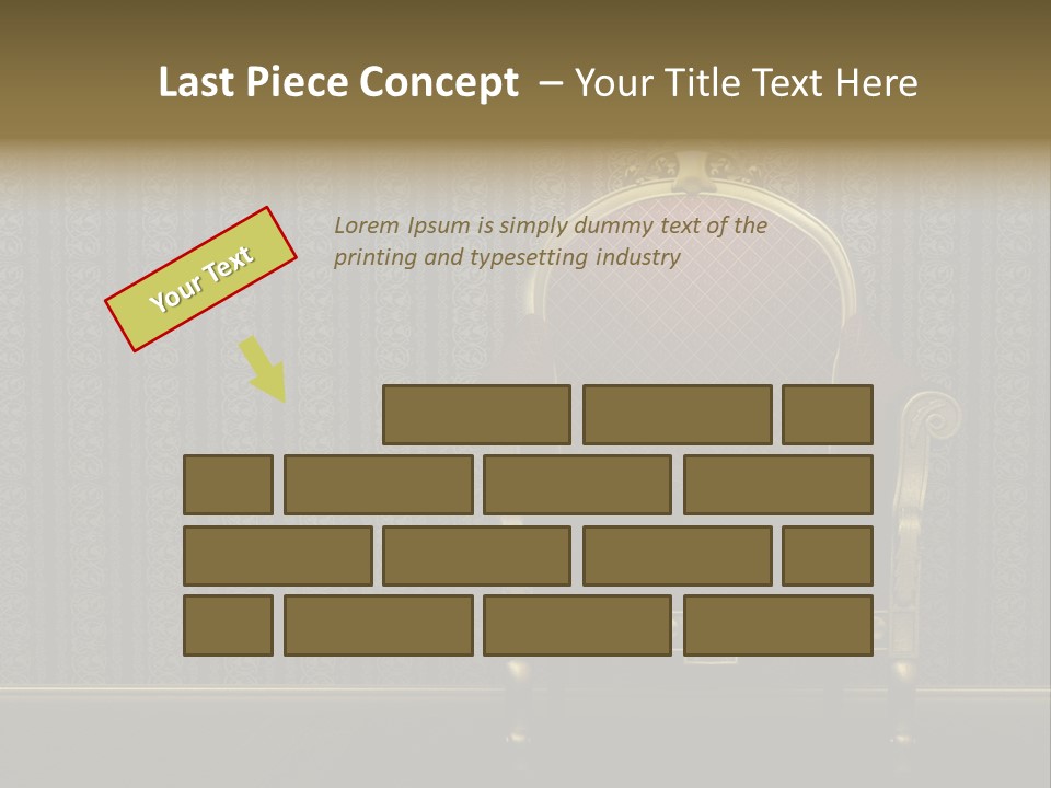 Living Chandelier Luxury PowerPoint Template