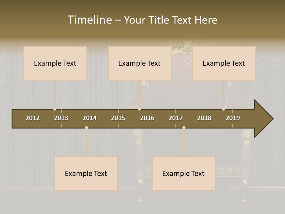 Living Chandelier Luxury PowerPoint Template