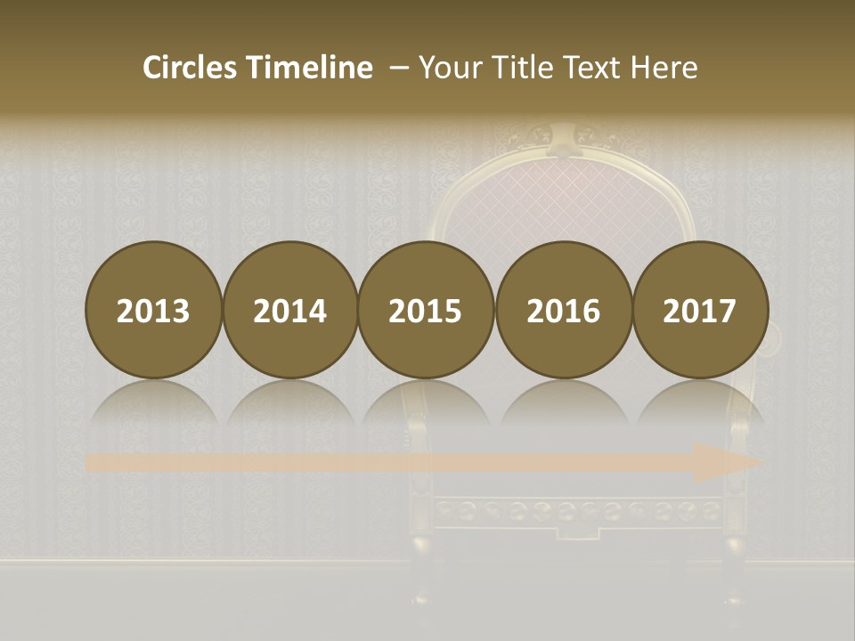 Living Chandelier Luxury PowerPoint Template