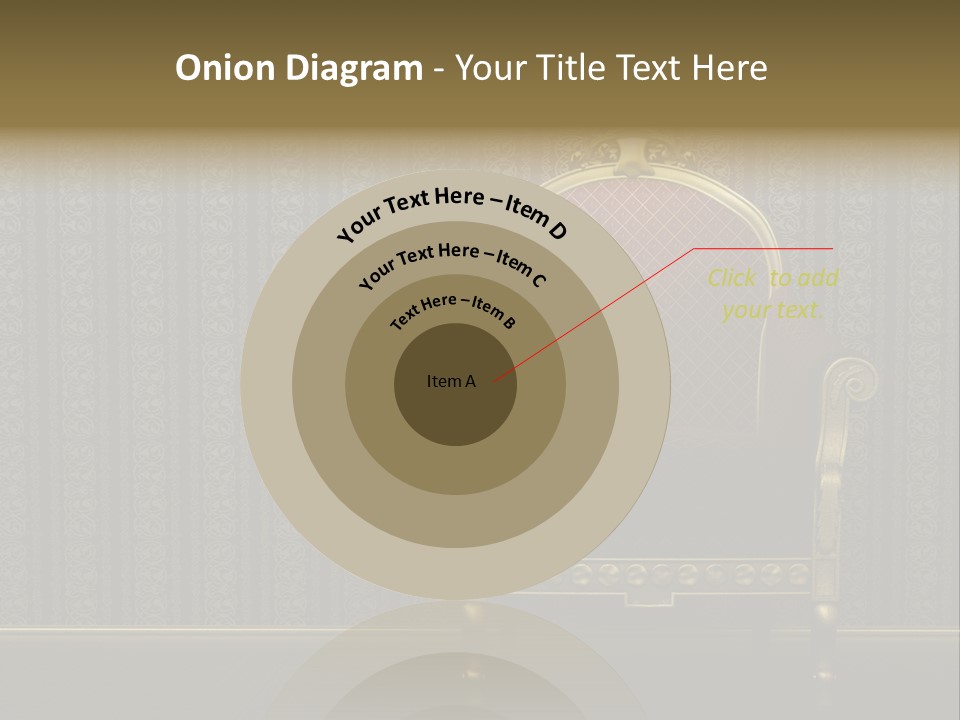 Living Chandelier Luxury PowerPoint Template