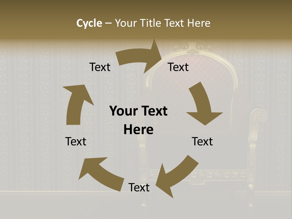Living Chandelier Luxury PowerPoint Template